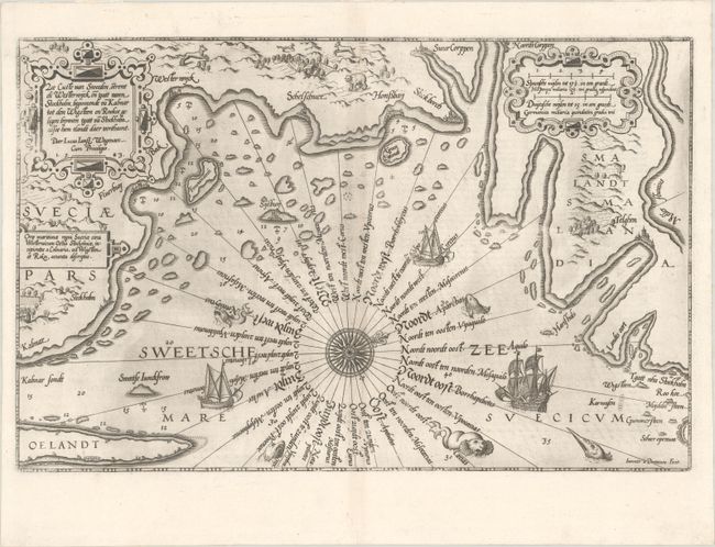 Zee Custe van Sweeden, Otrent de Westerwijck en Tgatt vann Stockholm, Beginnende va Kalmar...