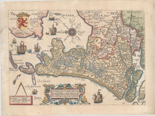 Caerte vanden Lande ende Graefschappe van Hollandt, Midtsgaders het Landt van Utrecht...