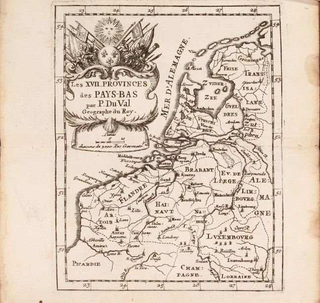 [Two Atlases in One Book] Cartes et Tables de Geographie, des Provinces Eschues a la Reine Tres-Chretiene [and] Les XII. Provinces. Ou sont les Conquestes du Roy en Holande, et en Flandres