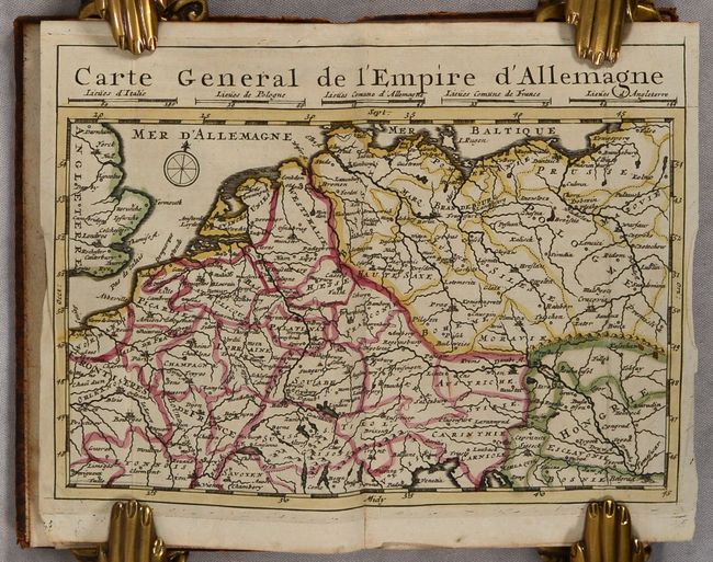 Atlas Nouveau de l'Empire d'Allemagne avec la Discription Geographiques & un Table pour Trouver Facilement les Villes &c.