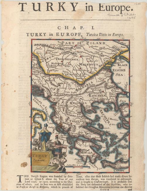 [Lot of 4] Turky in Europe [and] An Accurate Map of the Seat of War in the Mediterranean Including the Morea and Archipelago [and] A New and Accurate Map of Turkey in Europe... [and] Graecia