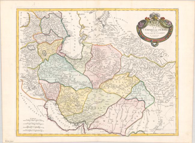 Carte de l'Empire de Perse Dressee sur les Cartes du Sr. D'Anville