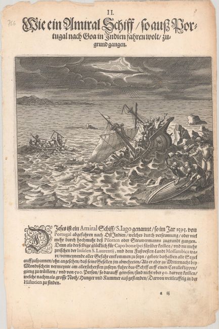 Old World Auctions - Auction 189 - Lot 625 - [A Portuguese Ship Is ...