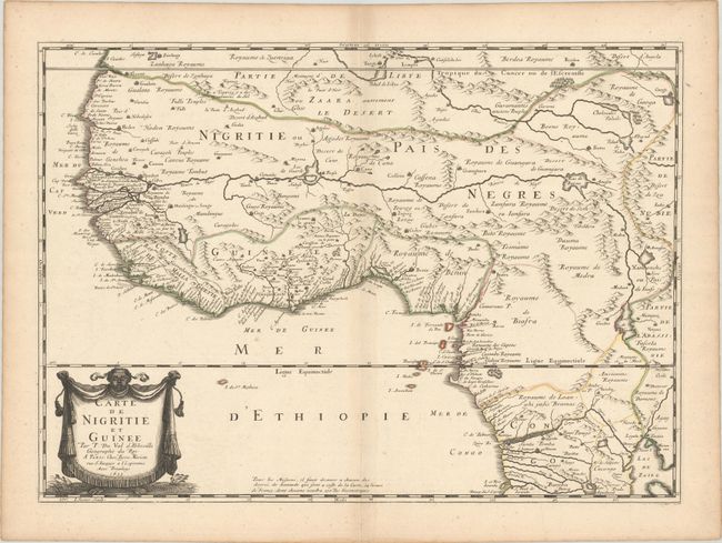 Carte de Nigritie et Guinee