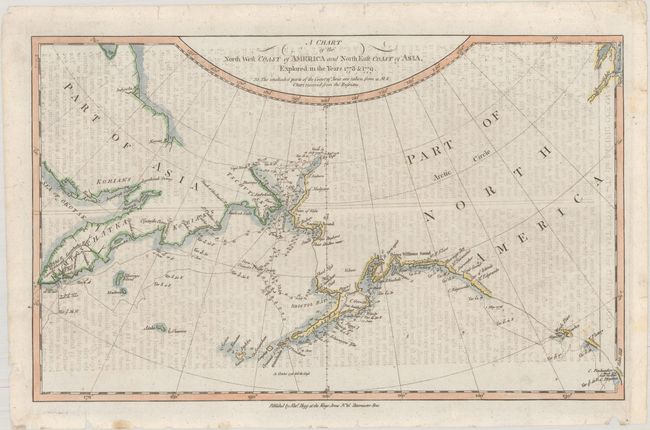 [Lot of 2] A Chart of the North West Coast of America and North East Coast of Asia, Explored in the Years 1778 & 1779 [and] Carte de l'Entree de Norton et du Detroit de Bhering, ou l'on voit le Cap le Plus Oriental de l'Asie...