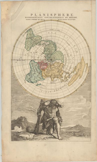 Planisphere Representant Toute l'Etendue du Monde, dans l'Ordre qu'on a Suivi dans ce Livre