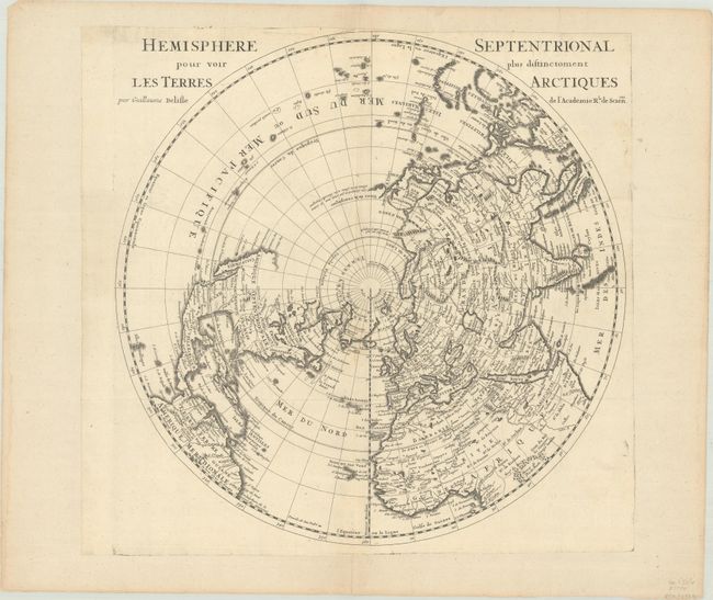 Hemisphere Septentrional pour voir Plus Distinctoment les Terres Arctiques