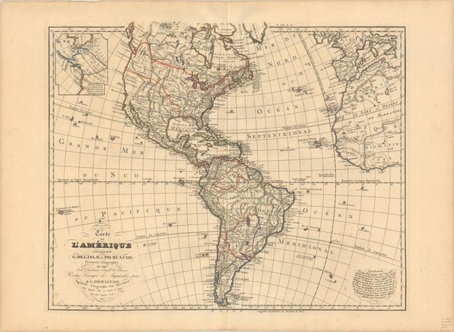 Carte de l'Amerique Dressee par G. Delisle et Ph. Buache...