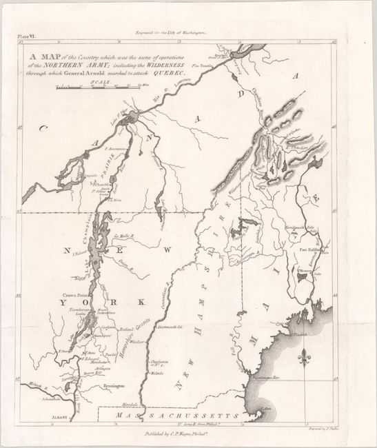 A Map of the Country Which Was the Scene of Operations of the Northern Army; Including the Wilderness Through Which General Arnold Marched to Attack Quebec