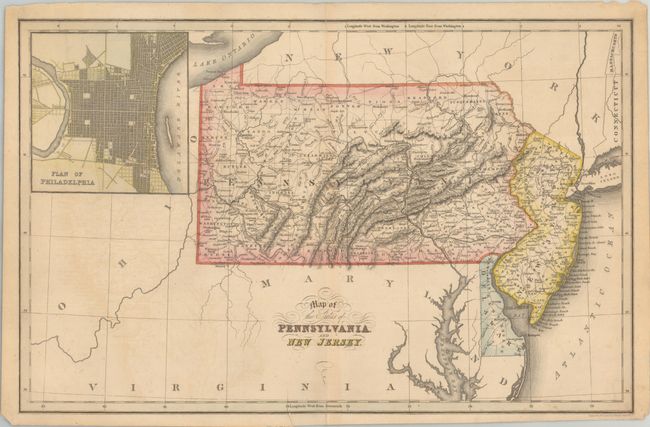 Map of the States of Pennsylvania, and New Jersey