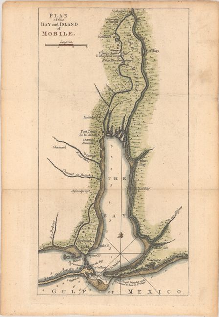 Plan of the Bay and Island of Mobile