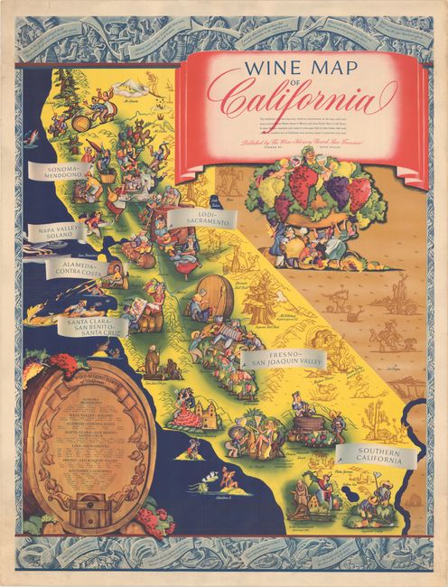 Wine Map of California