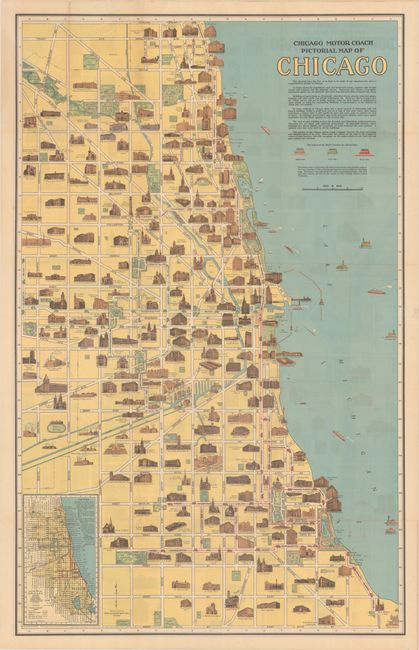 Pictorial Map and Guide to Chicago