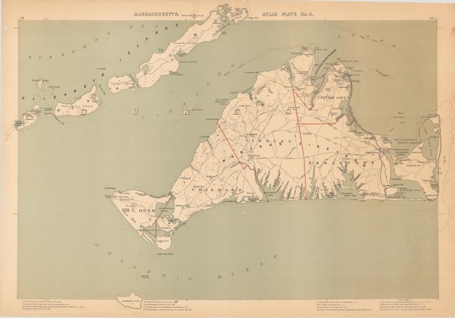 [Marthas Vineyard] Massachusetts. Atlas Plate No. 11