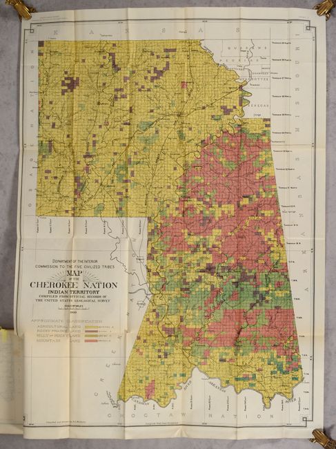 [10 Maps in Report] Eighth Annual Report of the Commission to the Five Civilized Tribes to the Secretary of the Interior for the Fiscal Year Ended June 30, 1901
