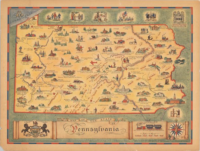 A Map of the State of Pennsylvania