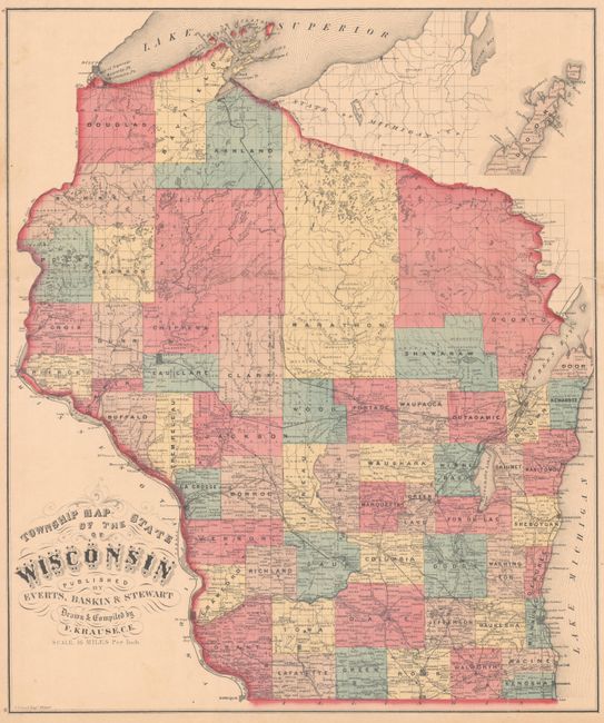 Township Map of the State of Wisconsin
