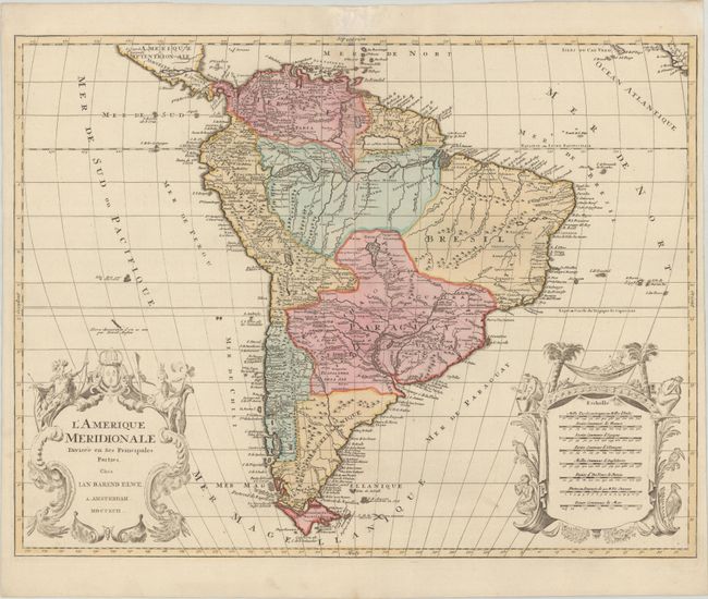 L'Amerique Meridionale Divisee en ses Principales Parties