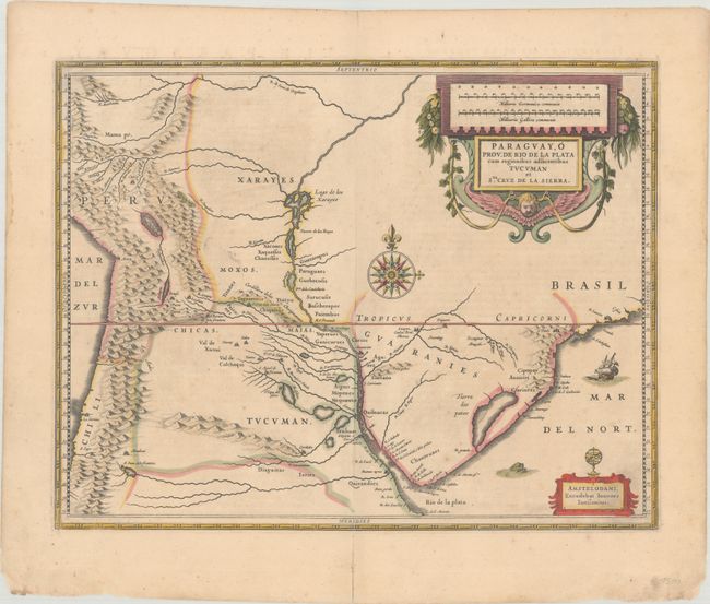 Paraguay, o Prov. de Rio de la Plata cum Regionibus Adiacentibus Tucuman et Sta. Cruz de la Sierra