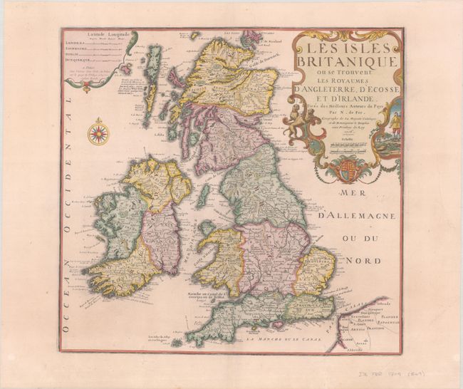 Les Isles Britanique ou se Trouvent les Royaumes d'Angletere, d'Ecosse, et d'Irlande...