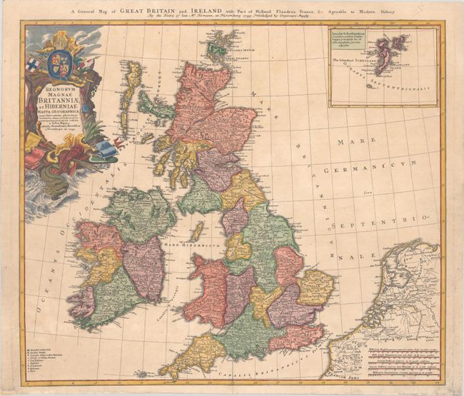 Regnorum Magnae Britanniae et Hiberniae Mappa Geographica...