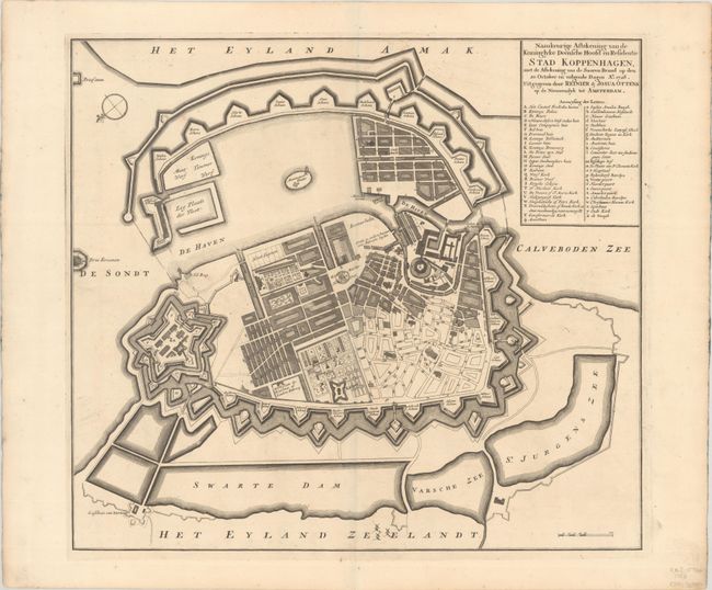 Naaukeurige Aftekening van de Koninglyke Deensche Hoofd en Residentie Stad Koppenhagen...