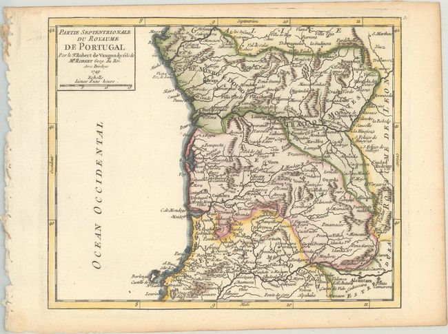 [Lot of 2] Partie Septentrionale du Royaume de Portugal [and] Partie Meridionale du Royaume de Portugal