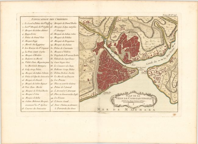 Plan de la Ville de Constantinople