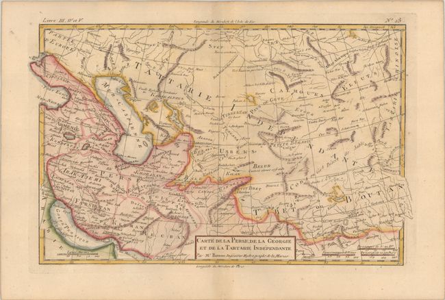Carte de la Perse, de la Georgie et de la Tartarie Independante
