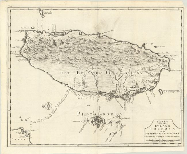 Kaart van het Eyland Formosa en de Eylanden van Piscadores