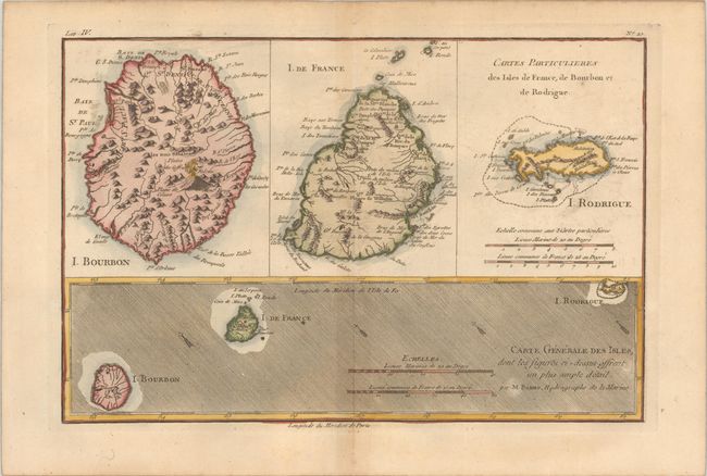 Carte Generale des Isles, dont les Figures Ci-Dessus Offrent un Plus Ample Detail
