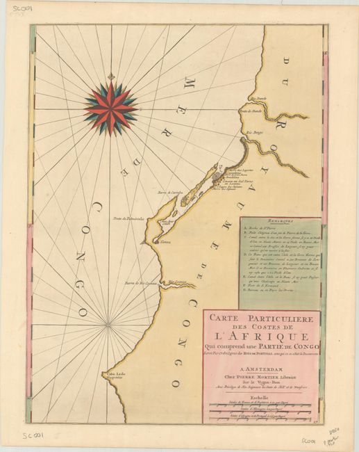 Carte Particuliere des Costes de l'Afrique qui Comprend une Partie de Congo