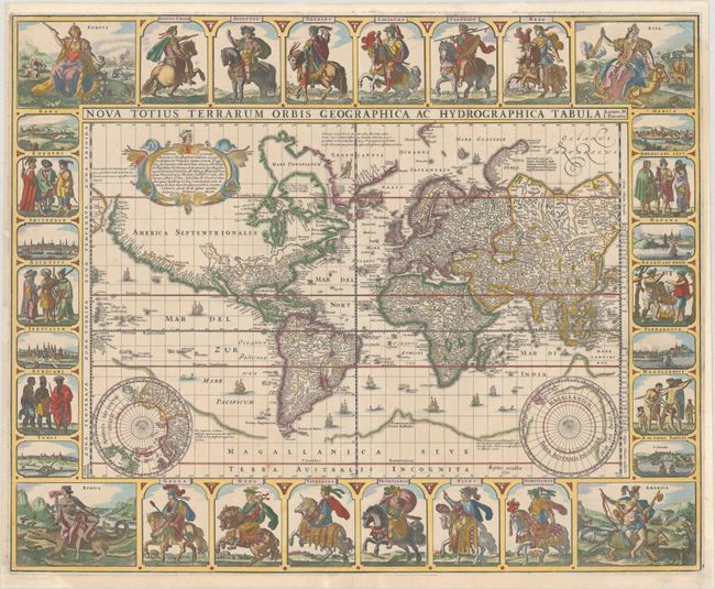 Nova Totius Terrarum Orbis Geographica ac Hydrographica Tabula Auctore N. I. Piscator