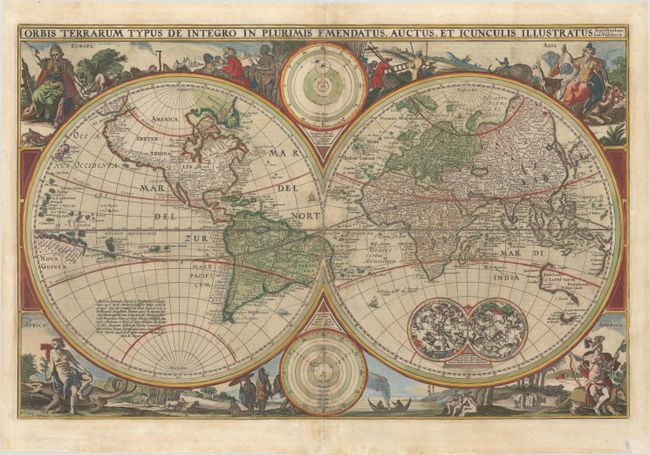 Orbis Terrarum Typus de Integro in Plurimis Emendatus, Auctus, et Icunculis Illustratus