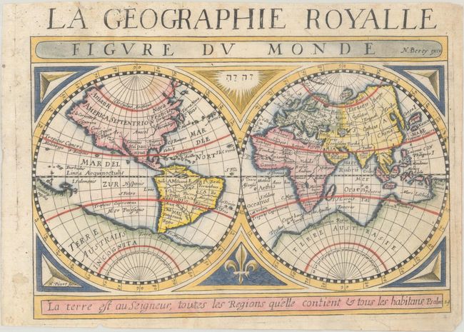 La Geographie Royalle Figure du Monde