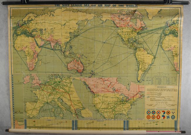 The Navy League Sea and Air Map of the World