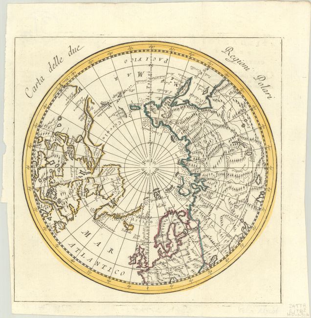 [Lot of 2] Carta delle due Regioni Polari [and] Carta delle due Regioni Polari