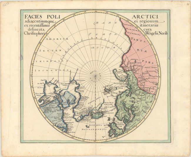 Facies Poli Arctici Adiacentiumque ei Regionum ex Recentissimis Itinerariis Delineata...