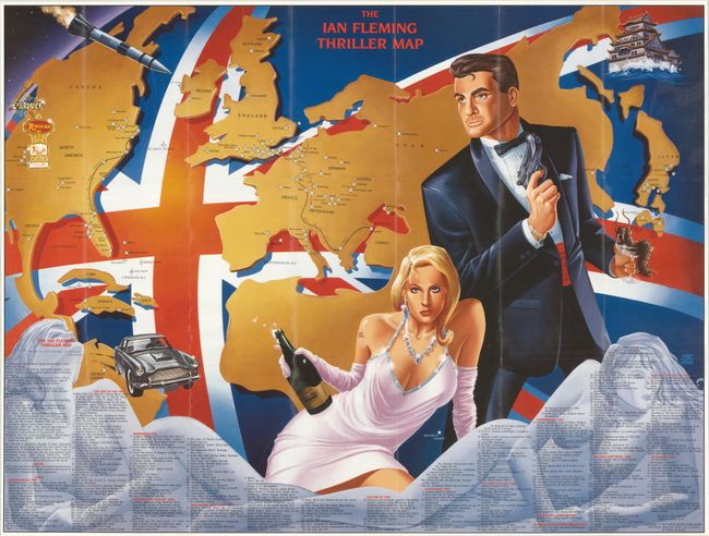 The Ian Fleming Thriller Map