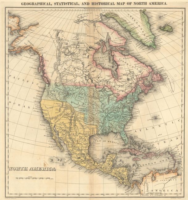 Geographical, Statistical, and Historical Map of North America