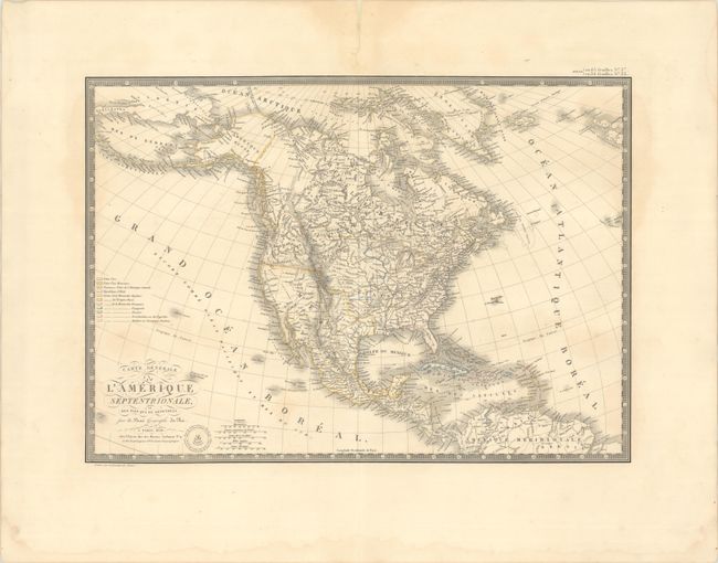 Carte Generale de l'Amerique Septentrionale, et des Iles qui en Dependent