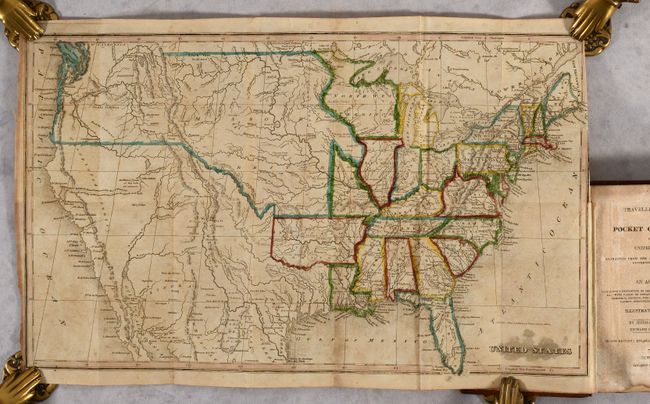 [Map in Book] United States [in] The Traveller's Guide; or Pocket Gazetteer of the United States;  Extracted from the Latest Edition of Morse's Universal Gazetteer...