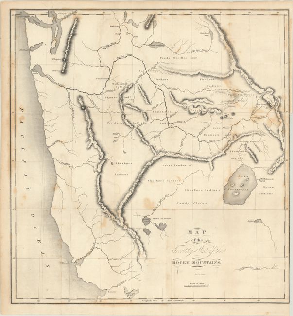 Map of the Territory West of the Rocky Mountains