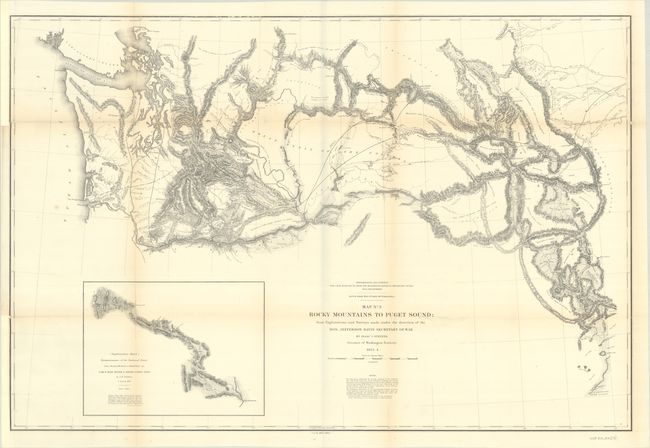 Map No. 3 Rocky Mountains to Puget Sound; from Explorations and Surveys Made Under the Direction of the Hon. Jefferson Davis Secretary of War...