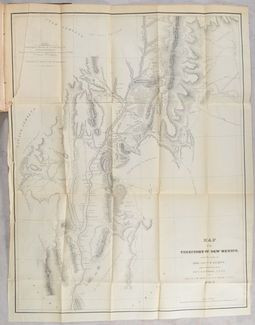 [Maps with Report] Map of the Territory of New Mexico... [and] Sketch of Part of the March & Wagon Road of Lt. Colonel Cooke... [with] Notes of a Military Reconnoissance, from Fort Leavenworth, in Missouri, to San Diego, in California