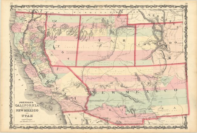 Johnson's California Territories of New Mexico and Utah