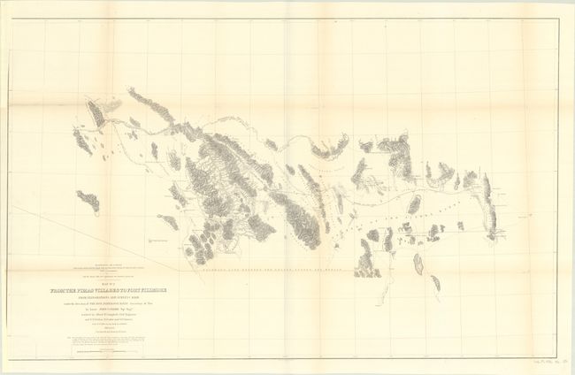 Map No. 2 From the Pimas Villages to Fort Fillmore from Explorations and Surveys Made Under the Direction of the Hon. Jefferson Davis, Secretary of War...