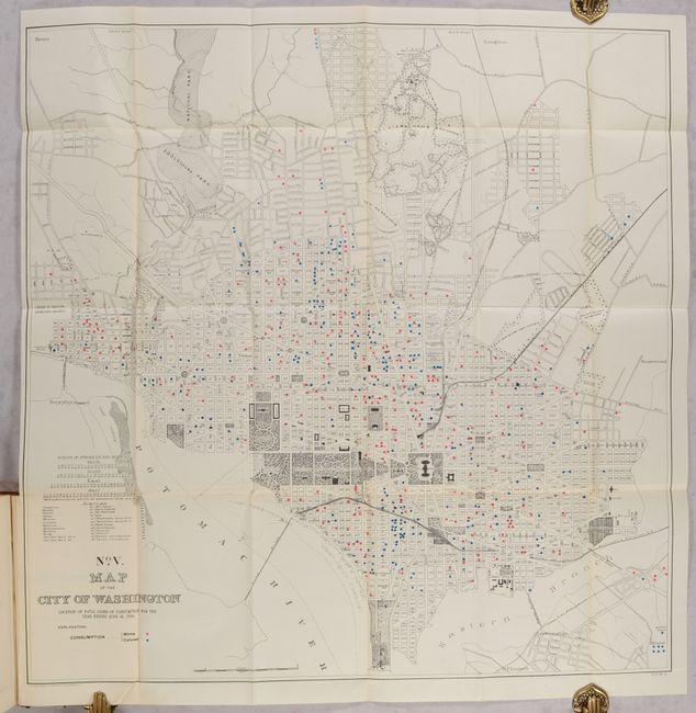[5 Maps in Report] Report of the Commissioners of the District of Columbia for the Year Ended June 30, 1900.