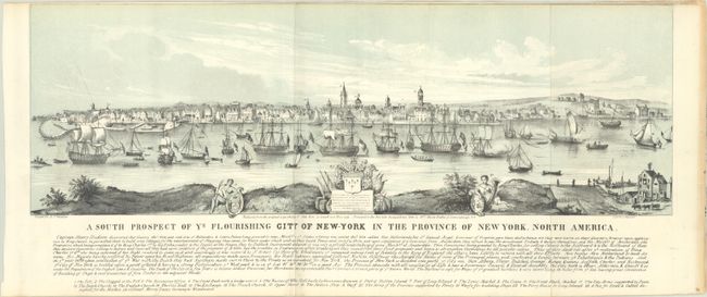 A South Prospect of ye Flourishing City of New-York in the Province of New York, North America