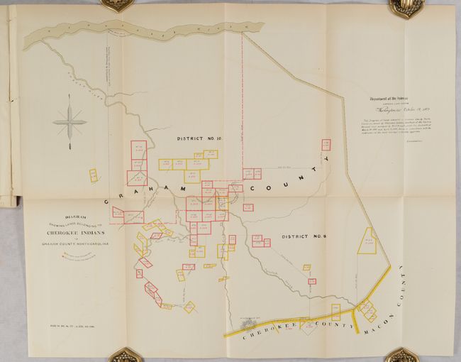 [3 Maps in Report] Eastern Cherokees in North Carolina. Letter from the Secretary of the Interior ... Relative to the Lands and Funds of the Eastern Band of North Carolina Cherokees